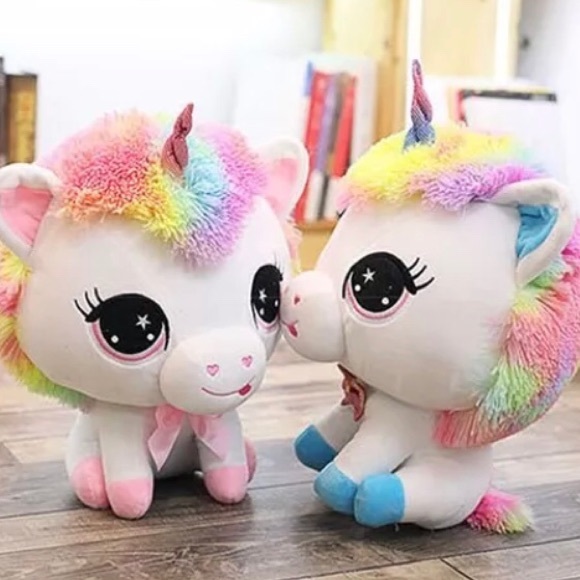 Pinksy Hooves Large Rainbow Unicorn New With Tags - Picture 4 of 8
